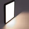 ZMH LED Plafonnier Noir Plat Plafonnier 18W 23CM Angulaire Voir les images du produit 5