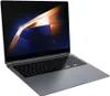 A laptop computer is shown from a diagonal angle. Produktbild-Vorschau