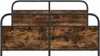 vidaXL Metallbett ohne Matratze Räuchereiche 180x200 cm Produktbild-Vorschau 5