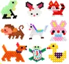 A collage of various animal figures made from colorful beads. Náhľad obrázku produktu