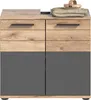 Xonox.Home Mason Waschbecken Unterschrank in Nox Oak / Grau Produktbild-Vorschau 6