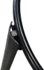 A close-up shot of a black metal bracket holding a black tube, likely part of a tripod or stand. Produktbild-Vorschau