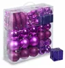 Relaxdays Weihnachtskugeln 110er Set, Kunststoff, Produktbild-Vorschau 8