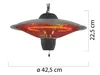 Eurom Partytent heater 1502, Karbonfaser, IP24, Produktbild-Vorschau 2