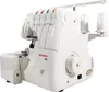 A white overlock sewing machine is shown against a white background. Anteprima dell’immagine prodotto