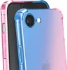 Enkay, iPhone 16e étui silicone dégradé, bleu / rose Voir les images du produit 3