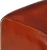 vidaXL Lavice Turnbuck Design 160 cm Hnědá pravá kůže Náhled obrázku produktu 4