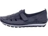 Gemini Damen Slipper Leder Flechtoptik Klettverschluss Produktbild-Vorschau 3
