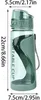 Sportflasche Wasserflasche Trinkflasche Flasche 600 ml – Produktbild-Vorschau 4