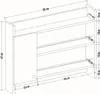 Skye Decor, Knerr - White, Küchenregale, Weiß, Produktbild-Vorschau 7