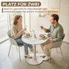 HOMCOM Esstisch Runder Küchentisch für 2 Personen, Produktbild-Vorschau 4
