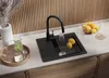 PRIMAGRAN Spülbecken Anthrazit 55x44cm, Granitspüle 1 Produktbild-Vorschau 2