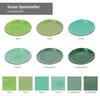 6er Green Speiseteller grüner Landhausstil I Ø 27 cm I Produktbild-Vorschau 2