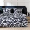 Pościel 140x200 + 2  poszewki 70x80 Komplet pościeli ZEBRA Podgląd zdjęcia produktu 2