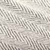 vidaXL Jeté de lit en coton à chevrons 220x250 cm Gris Voir les images du produit 5