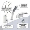Mucola Badewannenarmatur 3 Loch Armatur Bad Wannenarmatur Produktbild-Vorschau 5