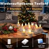 12er Teelichter Wiederaufladbar, mit Fernbedienung Produktbild-Vorschau 5