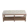 Banquette Coffre avec Rangement, Banc Bout de Lit, Beige 2 Voir les images du produit 3
