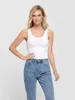 ONLY 15095808, Tank Top, Erwachsener, Weiblich, Weiß, White Produktbild-Vorschau 3