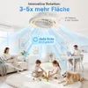 Φ49cm Deckenventilator mit Beleuchtung Fernbedienung APP Produktbild-Vorschau 3