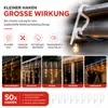 50x Haken Lichterketten Halterung & Lichtvorhang Clips & Produktbild-Vorschau 2