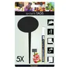TAG Silhouette tabuľka vrátane kriedového fixu, čierna, 5 Náhľad obrázku produktu 4