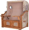 Strandkorb-Set - bene living - Ammersee Grande XL Teak - PE Produktbild-Vorschau 8