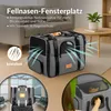 CADOCA® Transportbox Katzen bis 20kg faltbar Sonnen- und Produktbild-Vorschau 3
