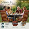 BURI 2x Auflagen Set Hochlehner für Gartenstühle 120x48x7cm Produktbild-Vorschau 8