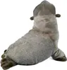 A plush toy seal is shown from a slightly elevated rear angle against a white background. Produktbild-Vorschau