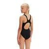 Speedo Muscleback Badeanzug Mädchen schwarz lila Gr 140 Produktbild-Vorschau 8