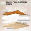 HOMCOM Schaukelstuhl Schaukelsessel Schneidersitz mit Produktbild-Vorschau 6