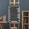 Wandschablone Groß Muster, Malschablone 59x95 cm Ziegelwand Produktbild-Vorschau 5