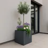 UNUS Pflanzkübel Deko Garten quadratisch 80x80x80cm Produktbild-Vorschau 2