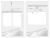 LED Spiegelleuchte 90cm Schrankleuchte Klemmleuchte Bad Produktbild-Vorschau 5