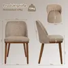 Duhome Esszimmerstuhl 2er Set Küchenstuhl aus Leinen und Produktbild-Vorschau 3