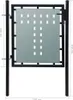 The Living Store Zauntor (Einzeltor) Schwarz 100x150 cm Produktbild-Vorschau 5