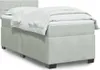 Boxspringbett mit Matratze Hellgrau 90x190 cm Samt Produktbild-Vorschau 2