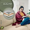 sinnlein® plyšová elektrická deka 180 x 130 cm vínově Náhled obrázku produktu 3