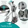 ELONEO Rollator d'appartement 54cm de large, pliable et Voir les images du produit 7