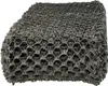 A close-up, angled view of a grey, honeycomb-like filter. Produktbild-Vorschau