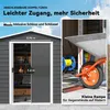 Outsunny Gerätehaus 4,4 m² Gartenhaus mit Pultdach, Produktbild-Vorschau 6