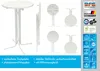 MFG Stehtisch 70 cm klappbar, weiß/weiß, wetterfest Produktbild-Vorschau 3