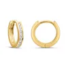 Unique Creolen 333er Gold Zirkonia GE0293 Produktbild-Vorschau 4