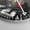 Wanduhr - Rund - Glasuhr - Gleichgewicht Tänzer springen - Produktbild-Vorschau 5
