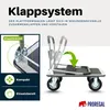 Klappbarer Profi-Transportwagen BIG RHINO 300 mit Produktbild-Vorschau 5