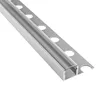 T77 LED Alu Fliesenprofil 10mm silber 2m klar Produktbild-Vorschau 1