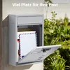 Skrzynka na listy Wiltec w kolorze srebrnym 215x320x90mm Podgląd zdjęcia produktu 14