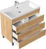 Stand-Badmöbel Waschplatz "Fellini 90" Eiche Gold Produktbild-Vorschau 2