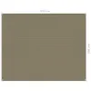 vidaXL Tapis de tente 250x200 cm Taupe Voir les images du produit 10